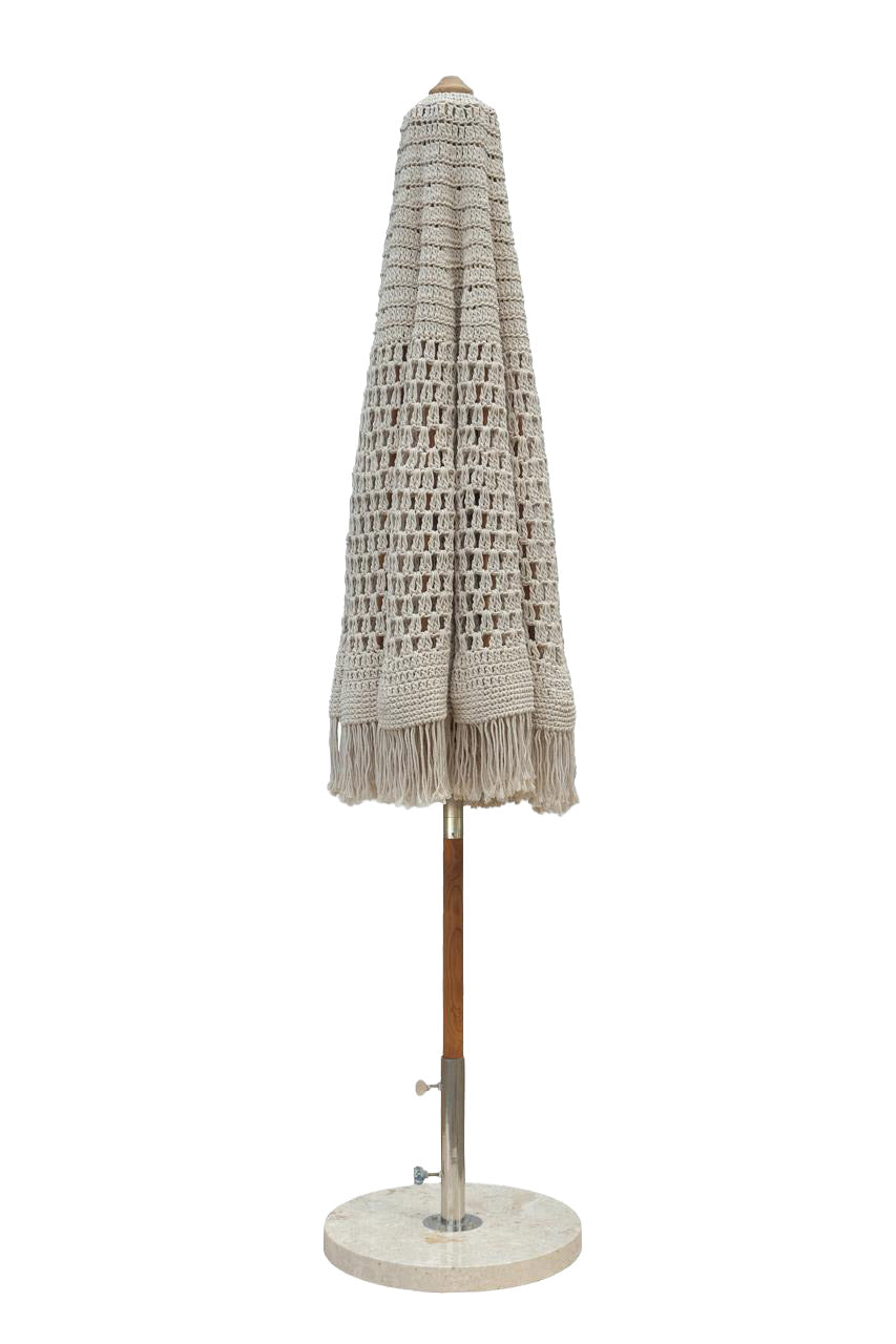 Casablanca Macrame Umbrella - Natural