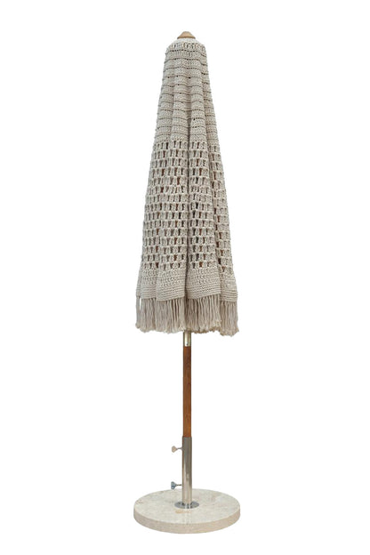 Casablanca Macrame Umbrella - Natural